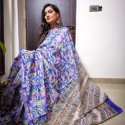 Bagru Chanderi Saree