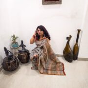 Tedhi Medhi Silk Saree