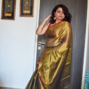 Handwoven Tissue Silk Saree