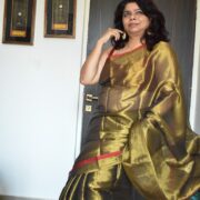 Son-Rangi Tissue Silk Saree