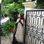 Chanderi Bagru Saree Stars