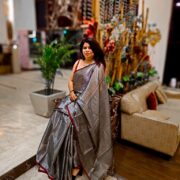 Chandi Rangi Tissue Silk Saree