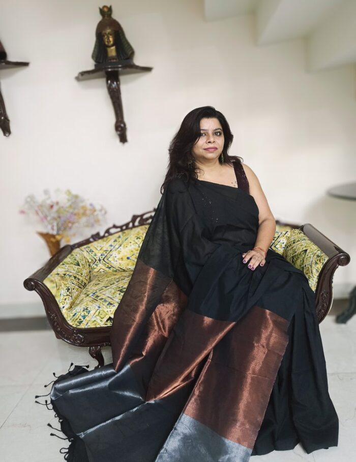 kali lehar khadi cotton saree