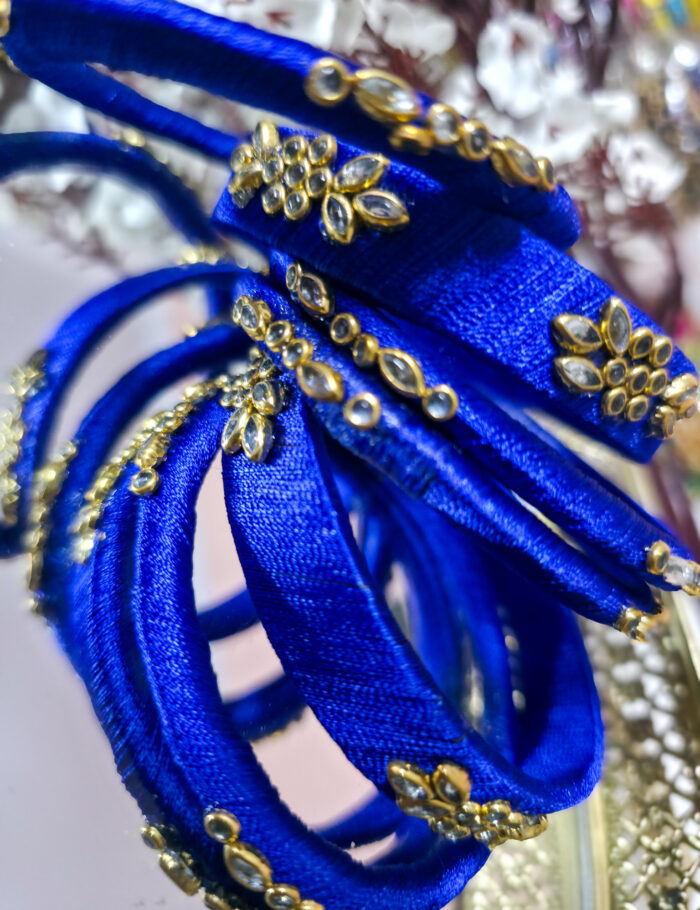 20251002_235123 Vibrant 6-piece silk thread kundan bangles