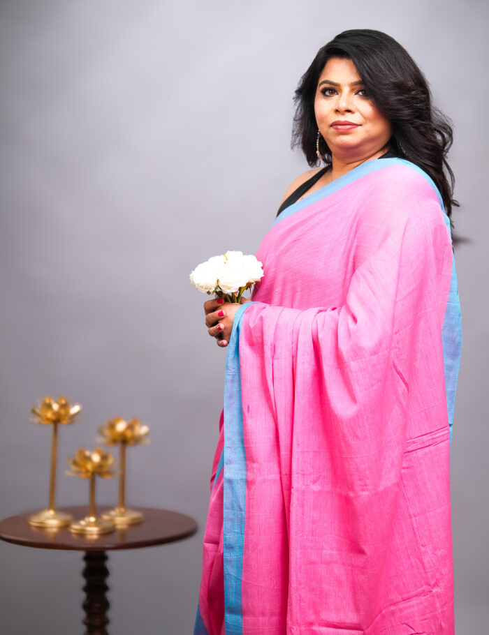 Gulabi mulmul handloom