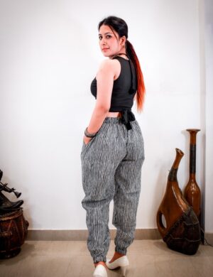 DSC_0175 Bagru print casual cotton pants