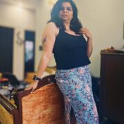 Vibrant turquoise traditional skirt