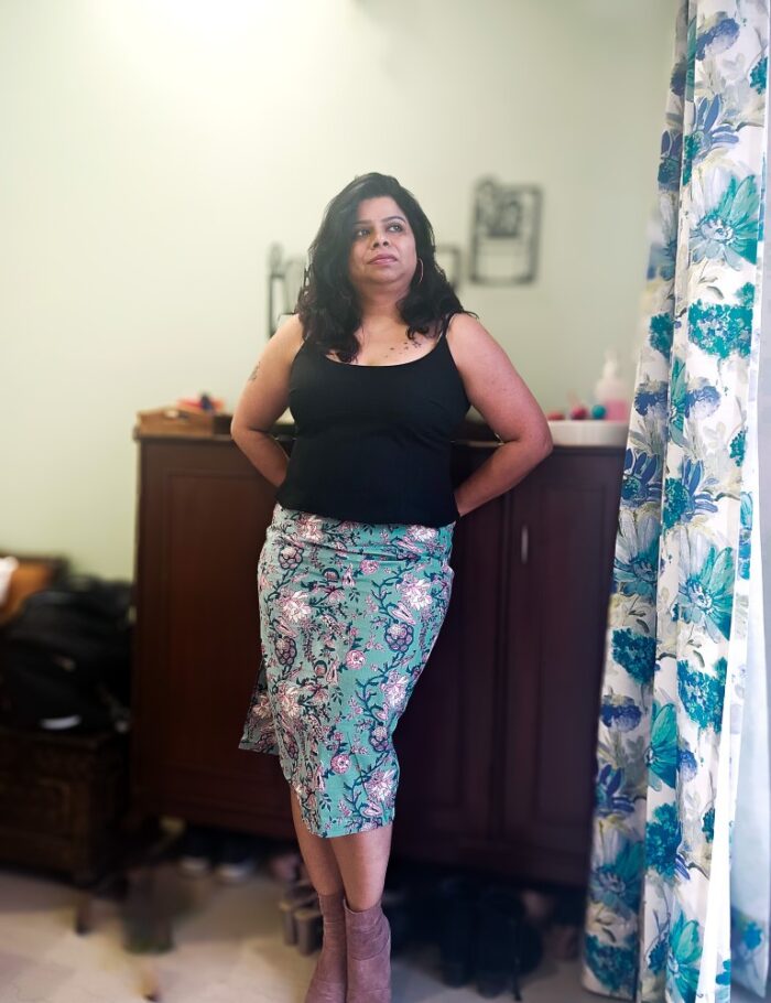 20241201_170635 Hand-block Bagru cotton skirt
