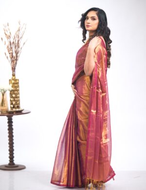 Elegant copper drape