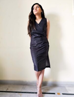 20250109_115134 Minimalist black stripe co-ord set