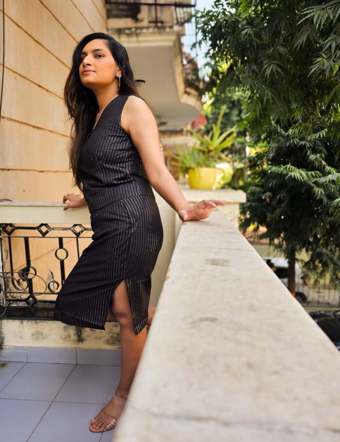 20250109_115316 Sleek black pinstripe co-ord
