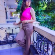 Silky Katan saree in red