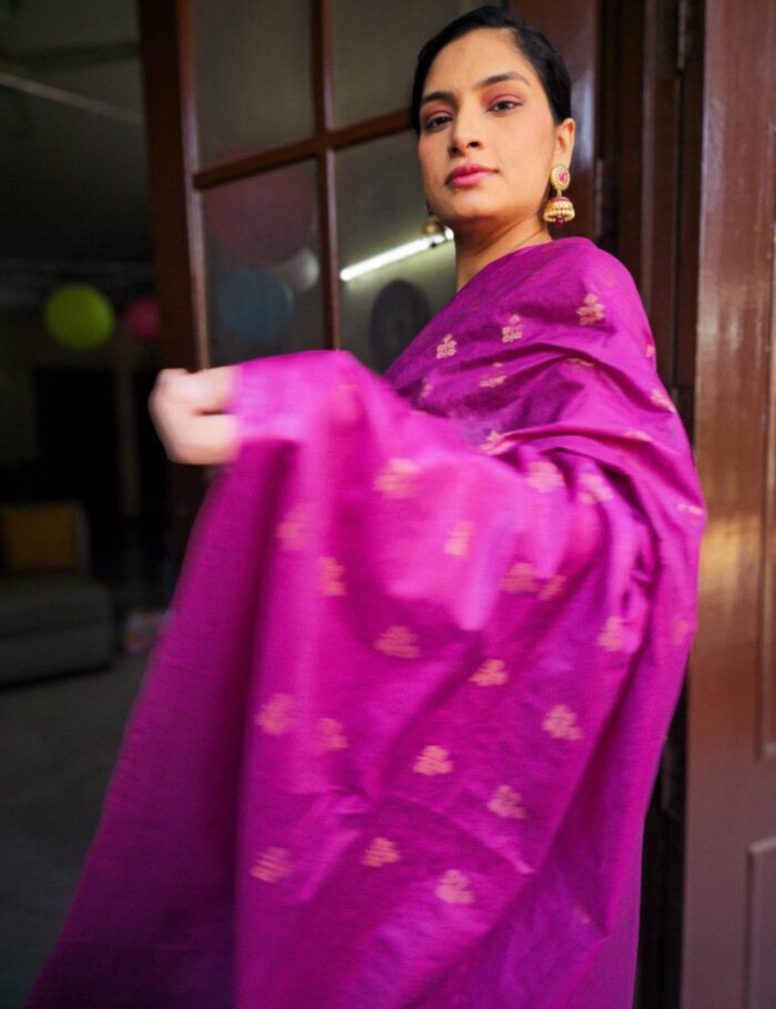 20250120_122308 Graceful pink Katan drape