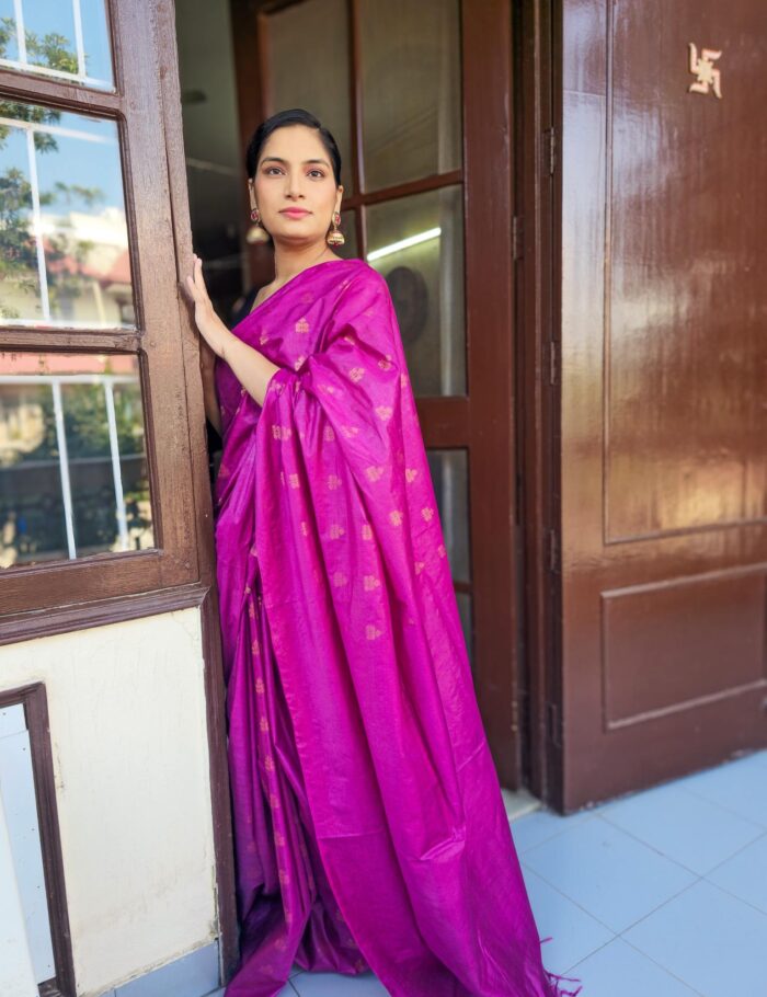 20250120_122341 Banarasi pink Katan silk