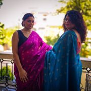 Luxury pink Katan silk