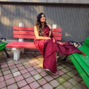 Handloom Red Khadi Saree