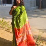 Cherry Pink Festive Saree