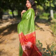 Cherry Martini Silk Saree