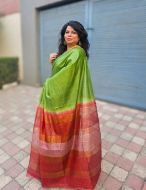 Martini with Cherry Katan Silk Saree