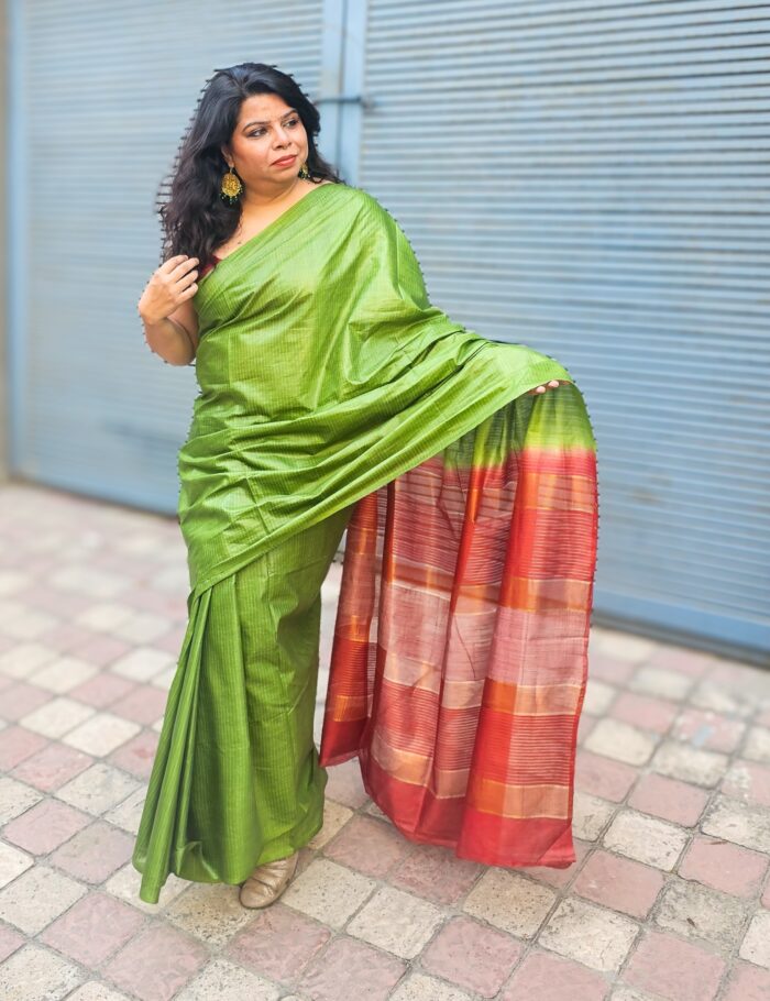 20250309_155831 Cherry Pink Katan Saree
