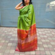 Alt Text Martini with Cherry Katan Silk Saree Generate Alt