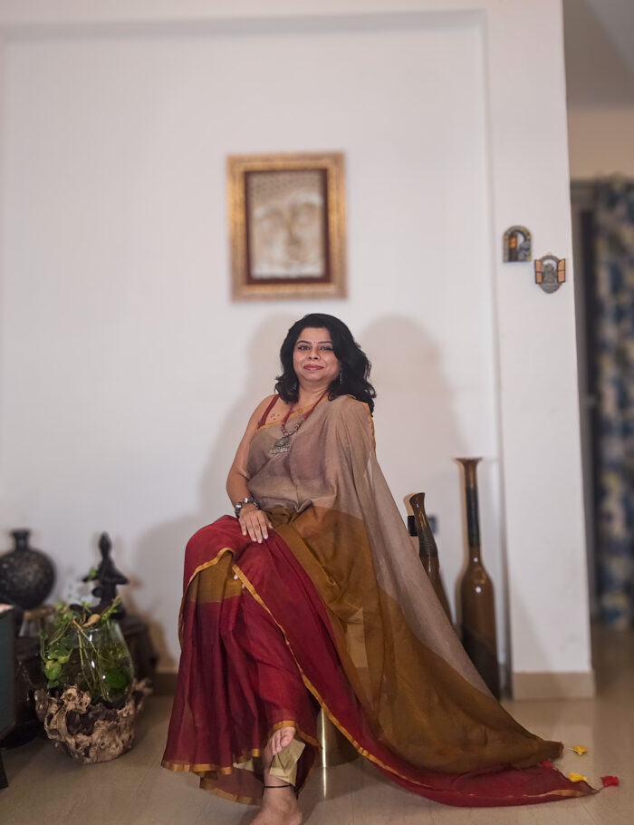 Mitti Sehaj mul cotton saree
