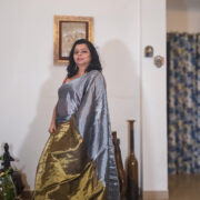 Chandi son rangi tissue silk