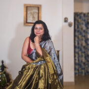 Chandi & Son Rangi Tissue Silk Saree