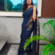Zari border cotton saree