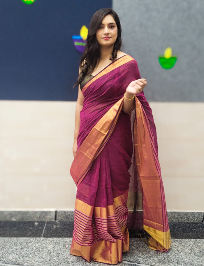 20251018_103255 with Zari Border Premium Handwoven