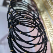 Set of four bangles wrapped in silk thread
