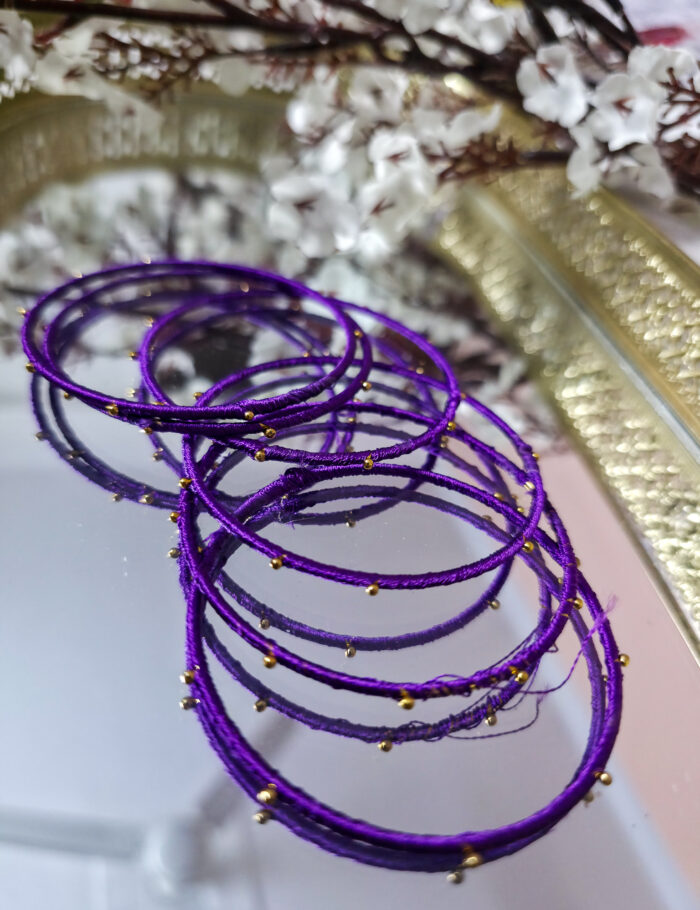 20251028_233344 metal bangles set — colorful festive accessory