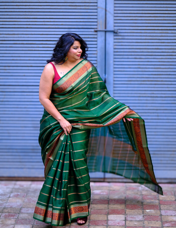 DSCF0912 Harini Banarasi silk saree elegant drape