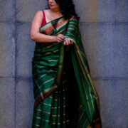 Harini Banarasi silk saree showcasing classic motifs