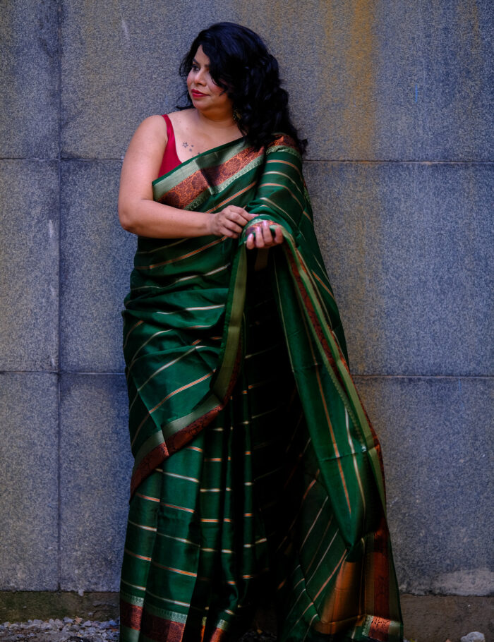 DSCF0942 Harini Banarasi silk saree showcasing classic motifs