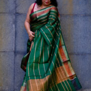 Classic Harini Banarasi silk saree pattern