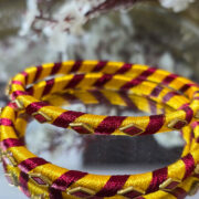 Red yellow bangle set