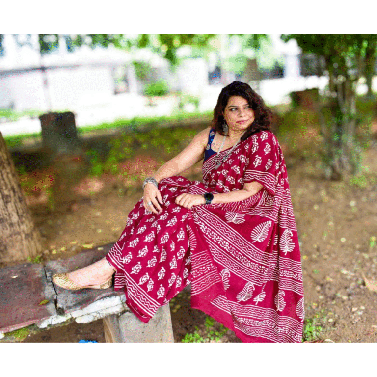 Bagru: The Art of Earth, Hand, and Heritage in Sarees