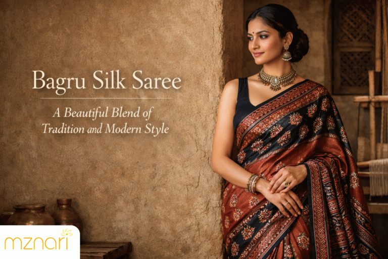 Bagru Silk Saree: A Beautiful Blend of Tradition and Modern Style