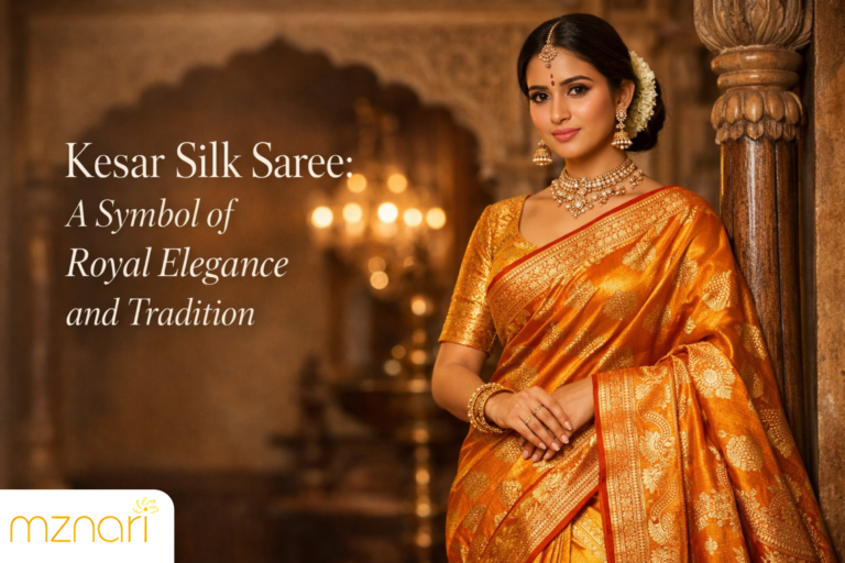 Kesar Silk Saree: A Timeless Symbol of Royal Elegance and Tradition