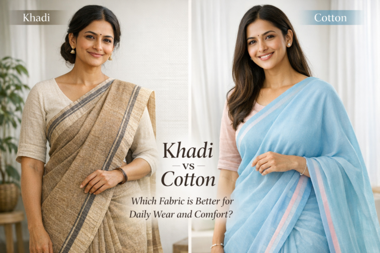 Khadi vs Cotton: Which Fabric is Better for Daily Wear and Comfort?