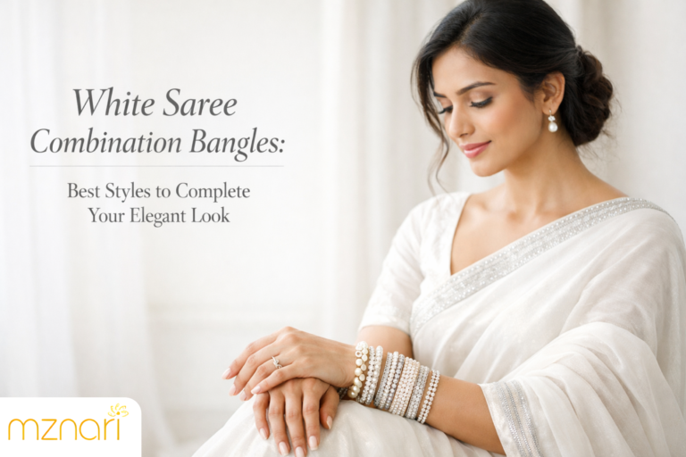 White Saree Combination Bangles: Best Styles to Complete Your Elegant Look